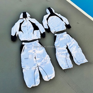 Custom Sweat Suit Manufacturer Nylon <b>Jackets</b> and Nylon <b>Track</b> Pants Jogging Suit Nylon Tracksuit <b>Men</b> Lightweight Windbreaker Set - Product Image 1