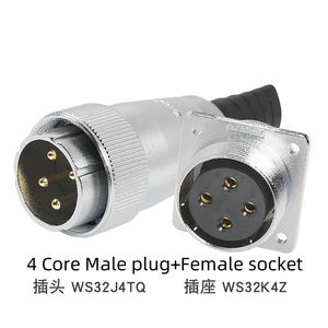 WS32การบิน Connector4/6/8/10/11/12/13/14/19พินปลั๊กไฟฟ้าสำหรับงานหนักและซ็อกเก็ตสำหรับเปลี่ยนอุปกรณ์อุตสาหกรรม - Product Image 4