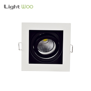 Cadre de boîtier de projecteur en aluminium d'usine de Zhongshan, luminaires GU10 MR16, garnitures de projecteur LED, éclairage contemporain pour la maison et le bureau - Product Image 4