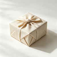 Tissu d'emballage Furoshiki, style luxueux coréen Bojagi, réutilisable, pour emballer les cadeaux, décoration pour les fêtes