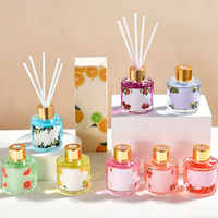 Diffuseur d'huiles essentielles sans flamme parfumé aux fruits pour chambre, salon, décoration d'intérieur, parfum d'ambiance 7-15 jours