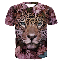 Tshirt Homme Imprimé 3D Logo Personnalisé en Coton Tricoté Mouton Tigre Animal Tshirts Playeras Tshirts avec Logo Unique