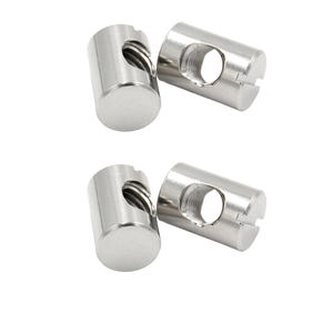 مسامير صمولة M4 M5 M6 مسامير صمولة من الفولاذ المقاوم للصدأ دبوس أسطواني وتد خيط متقاطع ثقب مطرقة مدمجة لأجهزة الأثاث - Product Image 3