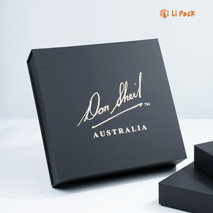 Caja de embalaje de cartón plegable con estampado en caliente magnético ecológico personalizable Lipack - Product Image 5