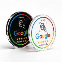 Mini-étiquette PVC programmable RFID NFC 13,56 MHz avec code QR, carte de visite, autocollant de fenêtre étanche et résistant aux intempéries