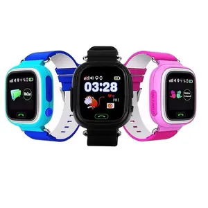 Q90 GPS儿童智能手表手机位置儿童手表WIFI SOS 1.22英寸彩色触摸屏智能婴儿手表