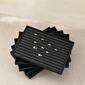 Custom High end jewelry display props jewelry trays Thai silk <b>rings</b> necklaces bracelets earrings display <b>plates</b> - Product Image 4