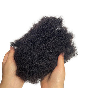 Extensions de cheveux bouclés afro FYD 8~20 pouces 30g, perruque afro bouclée, cheveux humains afro bouclés en vrac pour tresses et <span class=keywords><strong>dreadlocks</strong></span> - Product Image 4