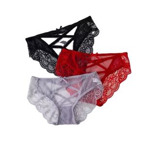 Sous-vêtements femmes dames <span class=keywords><strong>Sexy</strong></span> dentelle <span class=keywords><strong>Sexy</strong></span> Lingerie sous-vêtements femmes culottes taille basse slips transparents et confortables - Product Image 1