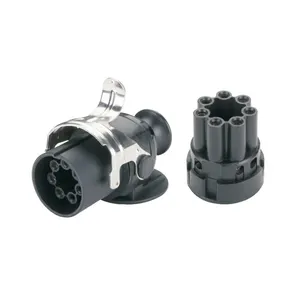 Tipo Parafuso Plug Trailer 24 ISO7638 v 7 Pólo EBS Plug 7 Pin Caminhão Reboque Plug