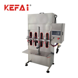 KEFAI a quattro teste verticale Semi automatico bottiglia <span class=keywords><strong>di</strong></span> liquido riempitrice olio <span class=keywords><strong>auto</strong></span>-fluente macchine <span class=keywords><strong>di</strong></span> riempimento - Product Image 2