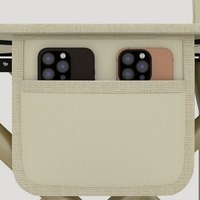 Ensemble table et chaises de camping pliantes portables pour usage extérieur avec design minimaliste