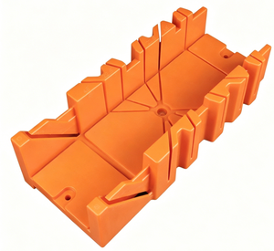<span class=keywords><strong>Caja</strong></span> de ingletes con guía de corte de 45 y 90 grados para carpintería, molduras de yeso, PVC y corte angular industrial Imbot - Product Image 3