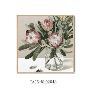 Stampa su Tela Personalizzata, Arte Murale Floreale Still Life - Stile Dipinto a Mano, Decorazione per la Casa - Product Image 3