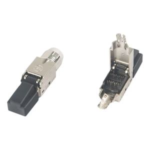 Catégorie de produit de vente chaude <span class=keywords><strong>6</strong></span> 8p8c câble Ethernet Gigabit RJ45 CAT6A <span class=keywords><strong>FTP</strong></span> câble réseau connecteur blindé en métal - Product Image 2