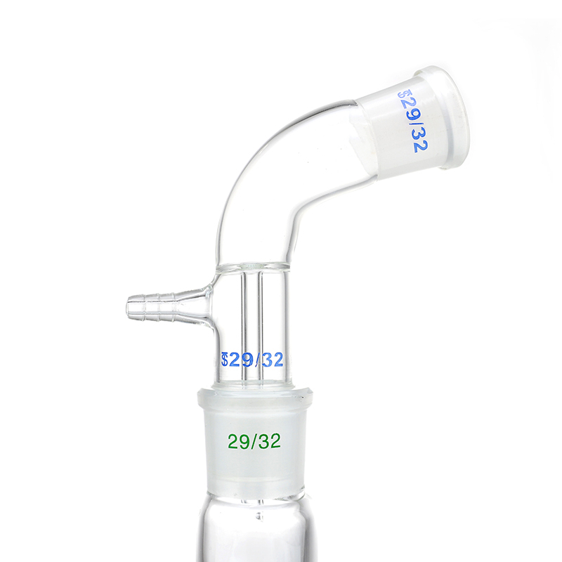 Adaptateur En Verre De Laboratoire Angle 105° - Joint 24/29 - Parfait Pour Montages Et Distillations