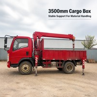 Guindaste Hidráulico Usado de 5 Toneladas, 130HP, Potência Diesel, Altura de Elevação de 108m, Caixa de Carga de 3500mm, Equipamento de Construção à Venda