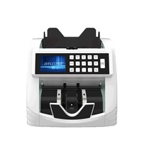 Compteur de billets de banque professionnel SM-3000V avec reconnaissance automatique des devises, capacité de comptage de 1000 pièces/minute, compatible DZD, USD, EUR, CAD