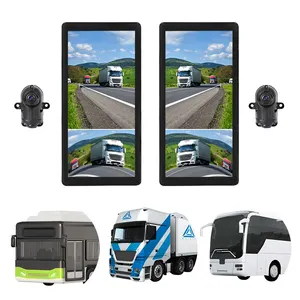Monitor sin espejo Universal de 10,36 pulgadas, reemplazo de cámara de respaldo, cámara de espejo retrovisor lateral de autobús electrónico, camión