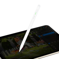 Akıllı Manyetik Kapasitif Kalem Metal Tablet Kalemi, Avuç İçi Reddi, Eğim Açısı Algılama ve Değiştirilebilir Uç ile