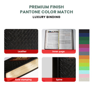 Nouvelle Bible King James entièrement illustrée en couleur, avec couverture en cuir, impression haut de gamme, 66 livres du Vieux et du <span class=keywords><strong>Nouveau</strong></span> <span class=keywords><strong>Testament</strong></span> - Product Image 2