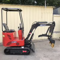 Excavatrice sur chenilles mini-pelle électrique avec marteau hydraulique utilisée pour la ferme de jardin mini-pelle prix