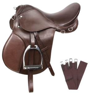 Silla de caballo inglesa de cuero natural 100% al por mayor, comodidad incomparable ecológica y de alta calidad - Product Image 1