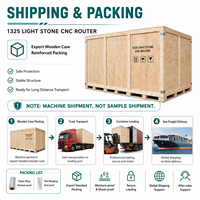 Machine de gravure CNC Chenmai 1325 1300x2500mm avec deux broches indépendantes 3,7 kW pour travaux de découpe humide