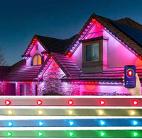 Décoration de Noël permanente, source de lumière ponctuelle, ampoules LED à pixels UCS2904