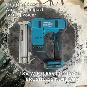 Pistola de Clavos Inalámbrica de 18V con Batería de Litio, Compacta, Industrial, para Bricolaje, Carpintería y Construcción, Motor sin Escobillas de Alta Calidad, 1 Año de Garantía, Hh-45 - Product Image 4
