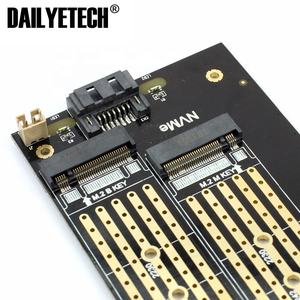 بطاقة واجهة مزدوجة SK7 PCIE X4 <span class=keywords><strong>M</strong></span> Key B Key, بطاقة واجهة مزدوجة SK7 PCIE X4 <span class=keywords><strong>M</strong></span> Key B Key بطاقة واجهة مزدوجة لـ NVMe <span class=keywords><strong>M</strong></span>.<span class=keywords><strong>2</strong></span> SSD Support PCI Express 3.0 2230-22110 حجم M2 SSD - Product Image 3