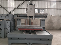 Cadre de fraisage CNC à portique 1500x600x400mm, en fonte HT250 pleine masse de 2,6 tonnes, pour le fraisage, le perçage et le taraudage de l'aluminium, du cuivre et de l'acier doux