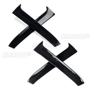 Paire d'extensions de pare-brise arrière (canards/splitter) noir brillant/aspect fibre de carbone pour VW Golf 7 R Variant Wagen 2014 2015 2016 2017 - Product Image 4