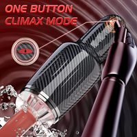 Premium Kohlefaser Beheizter Automatischer Massagebecher mit Konstanter Temperatur, Intensiver Vibration & Tiefer Saugkraft für Männer Taschenvagina