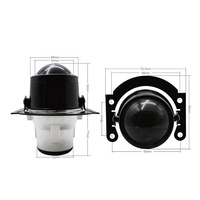 TAOCHIS 2.5 antibrouillard bi-xénon projecteur lentille dédiée pour MITSUBISHI LANCER SPORT BACK H11 hid xénon ampoule