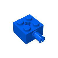 0,1 kg/72 pièces 6232 Blocs de construction 2*2 avec goupille et trou d'axe, briques spéciales, jouet éducatif créatif DIY, accessoires