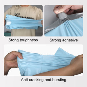 Commercio all'ingrosso della fabbrica blu sigillo <span class=keywords><strong>borse</strong></span> di spedizione impermeabile Stock di plastica sacchetto di posta del corriere per abbigliamento Poly Bag - Product Image 4