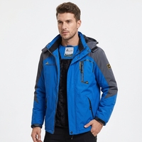 Veste d'hiver 2026 unisexe imperméable, respirante, coupe-vent, avec fermeture éclair, doublure polaire épaisse et rembourrage en coton pour l'alpinisme
