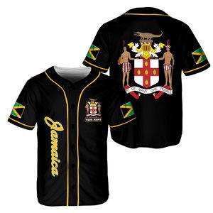 <span class=keywords><strong>Maillot</strong></span> de baseball jamaïcain imprimé de nom d'équipe personnalisé pour les hommes Oem vente en gros chemises d'uniforme de baseball de la Jamaïque de haute qualité pour les hommes - Product Image 3