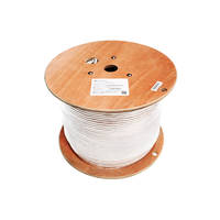 Cable Ethernet Cat6 UTP de Cobre Sólido OFC, 8 Conductores, 24AWG, 250MHz, 305m/caja, LSZH, Color Personalizado