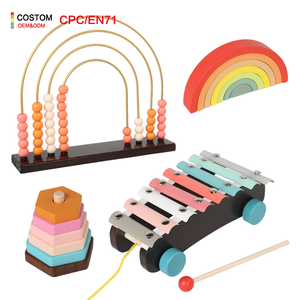 <span class=keywords><strong>Xylophone</strong></span> musical en bois de qualité supérieure jouet à tirer voiture d'apprentissage précoce rehausseur de motricité fine pour les tout-petits et les enfants d'âge préscolaire - Product Image 1