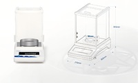 Báscula Electrónica de Micropesaje FA615N-SEM 0.00001g, Balanza Analítica Digital de 5 Dígitos, 0.01mg
