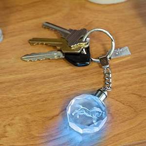 Pour <span class=keywords><strong>Harry</strong></span> <span class=keywords><strong>Potter</strong></span> LED bleu clair cristal porte-clés Collection mystère aveugle boîte série porte-clés à collectionner - Product Image 4