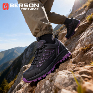 <span class=keywords><strong>Scarpe</strong></span> Unisex per Escursionismo e <span class=keywords><strong>Trail</strong></span> <span class=keywords><strong>Running</strong></span>, Impermeabili, Leggere, in Pelle Scamosciata e Mesh, con Lacci Classici, per Tutte le Stagioni - Product Image 2