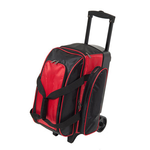Hot <strong>Sale</strong> Double 2 Ball Double Roller <strong>Bowling</strong> <strong>Bag</strong> Separate Shoe Compartment Large Capacity Accessory - Product Image 2