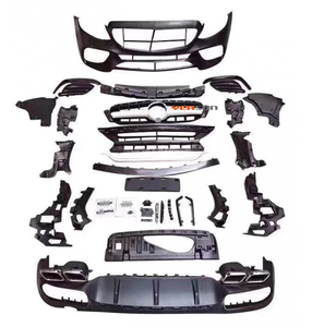 W213 e63s AMG cơ thể Kit GT lưới tản nhiệt bội hoàn chỉnh cho Mercedes Benz E200 E260 E300 2016 2017 2018 - Product Image 6