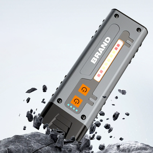 Cảnh Báo Màu Đỏ Ngoài Trời Khẩn Cấp Cắm Trại Cá Có Thể Sạc Lại Không Thấm Nước LED Đèn Pin Với Clip Xách Tay Mini Nhôm Flash Torch - Product Image 5