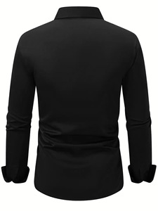 <span class=keywords><strong>Camisa</strong></span> de Manga Larga para Hombre, Tallas S-3XL, Primavera <span class=keywords><strong>y</strong></span> Otoño, <span class=keywords><strong>Traje</strong></span> de Negocios, Ropa de Trabajo de Manga Larga, <span class=keywords><strong>Camisa</strong></span> de Trabajo para Hombre - Product Image 4