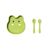 Bavoirs Offre Spéciale personnalisés, bols, assiettes, fourchettes et cuillères, coffret cadeau sans BPA, vaisselle à ventouse en silicone, ensemble d'alimentation pour bébé