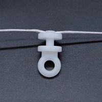 Rail de rideau à plis ondulés en forme de S, haute qualité, espacement de 8 cm, accessoires pour tringles à rideaux